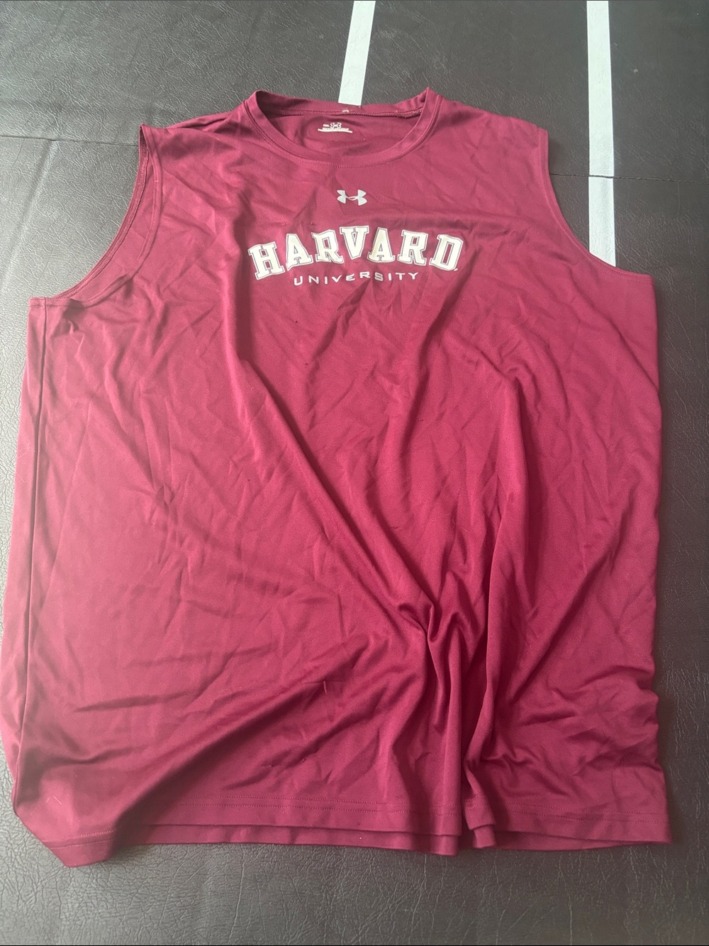 Under Armour Men's Harvard Sleeveless Tank Top - Maroon